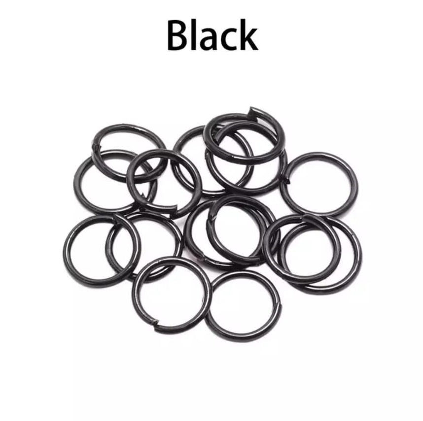 100 pcs 8 mm anellini apribili creazioni gioielli bigiotteria