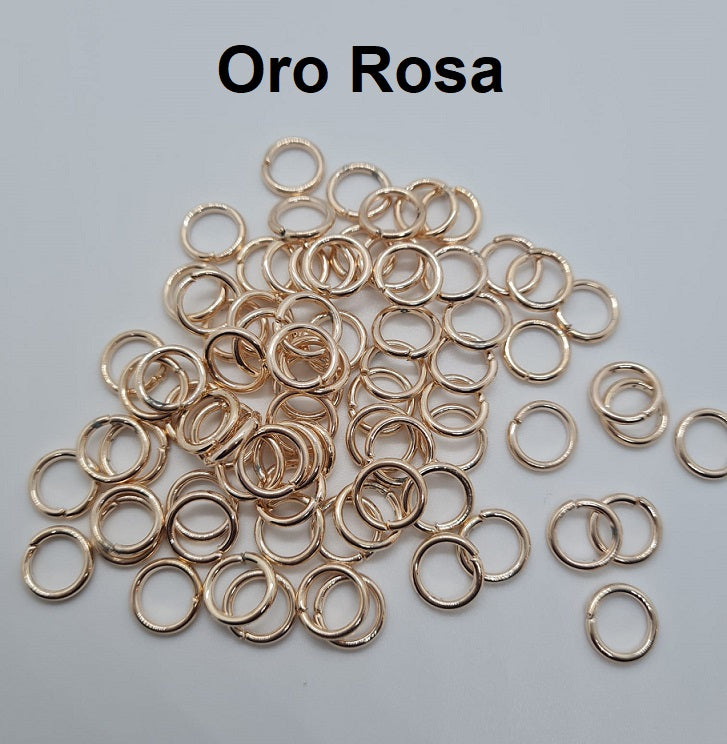 100 pcs 12 mm anellini apribili creazioni gioielli bigiotteria